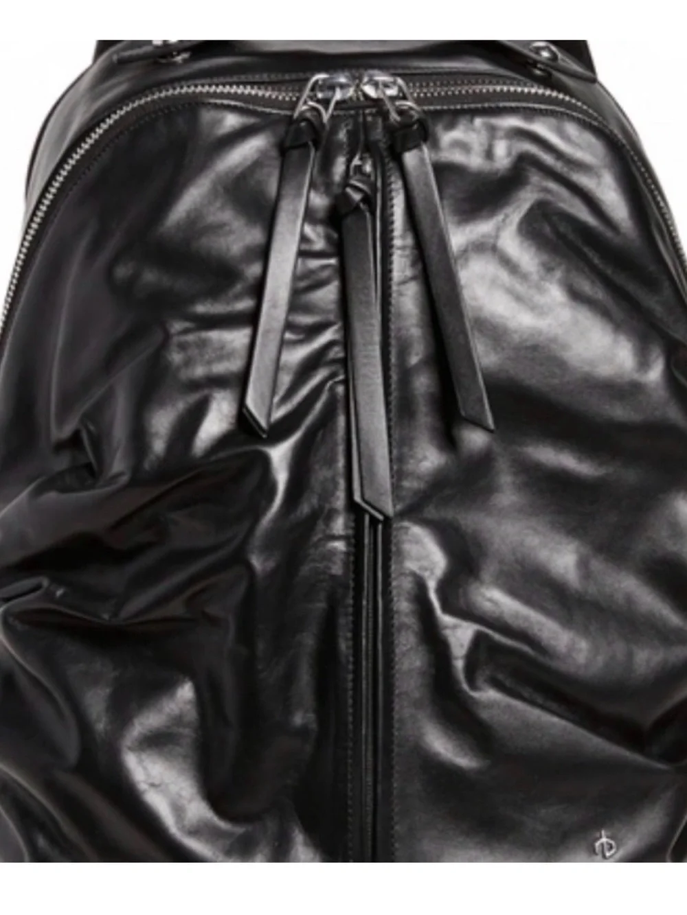 Rag & Bone Black Leather Backpack NEW